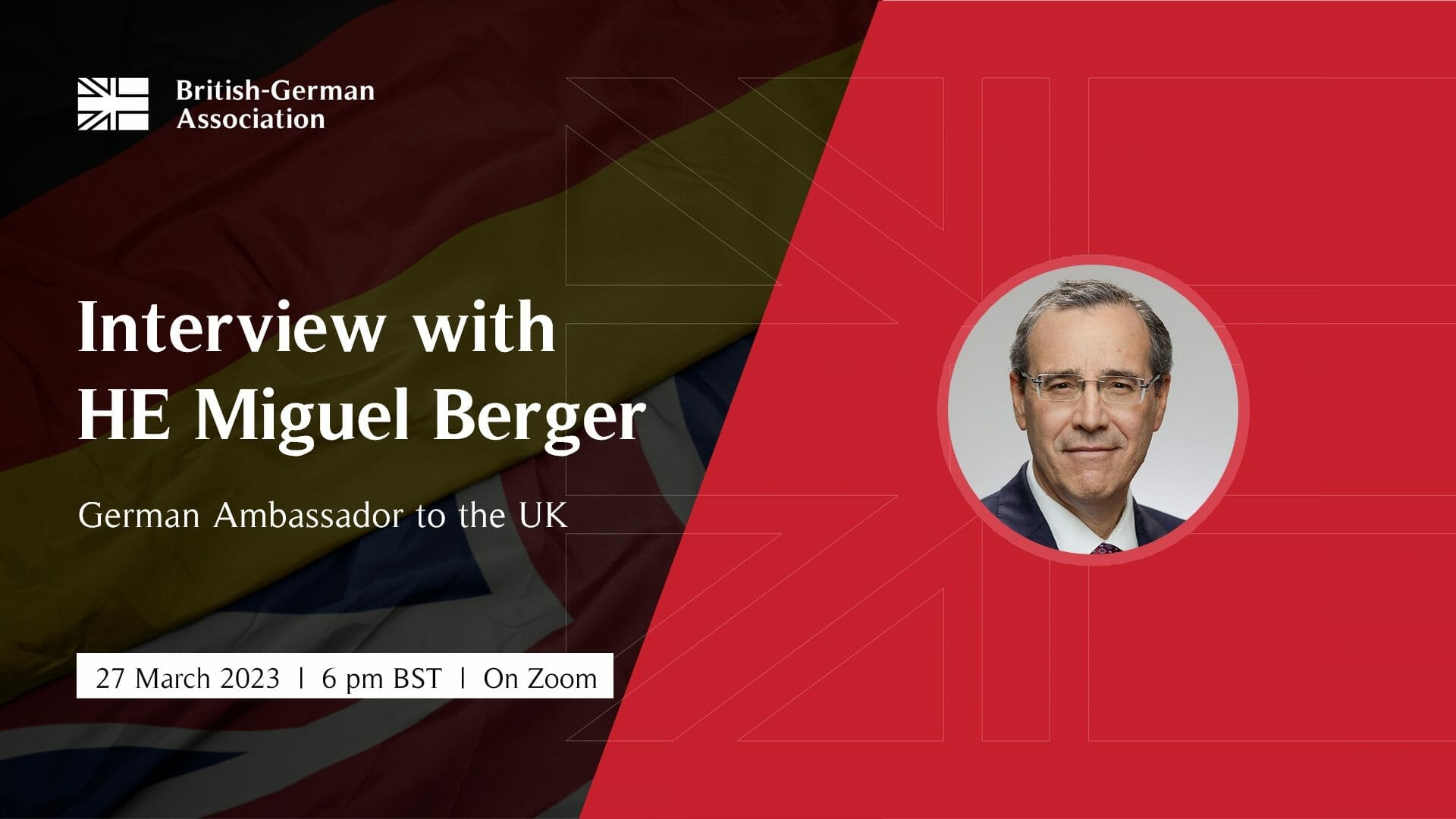 Event banner - Interview with HE Miguel Berger